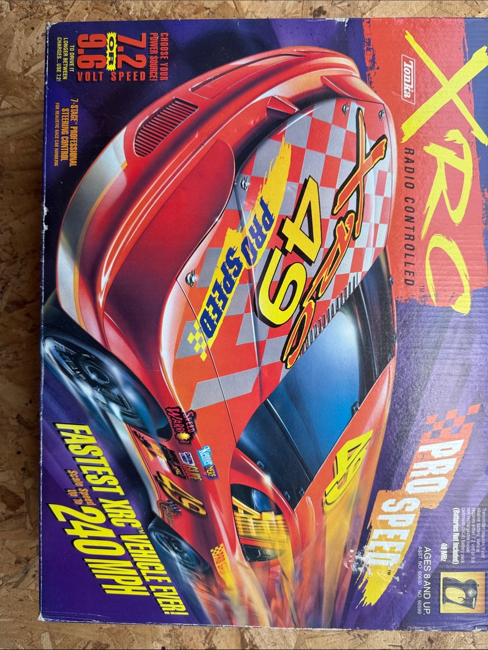 Tonka Red and Blue XRC Pro Speed RC Race Car